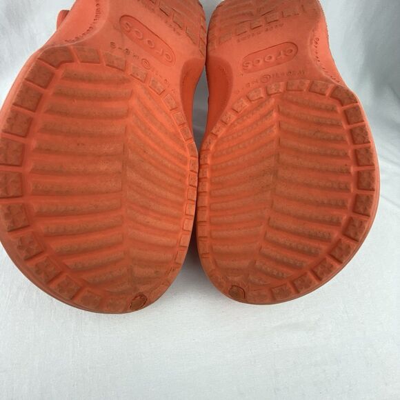 CROCS Classic Clogs Adult Unisex M8 W10 Tangerine Orange Slip-ons Shoes Sandals - Picture 12 of 12